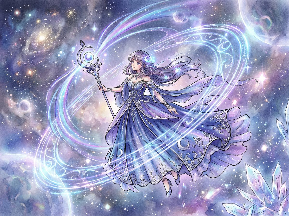每日大赛动漫-星辰魔法少女